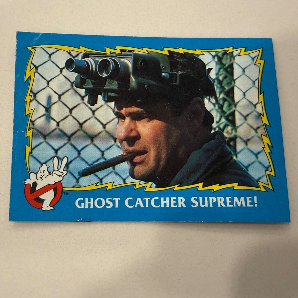 1989 Topps Ghostbusters II Trading Card 42 Ghost Catcher Supreme Ray Stantz